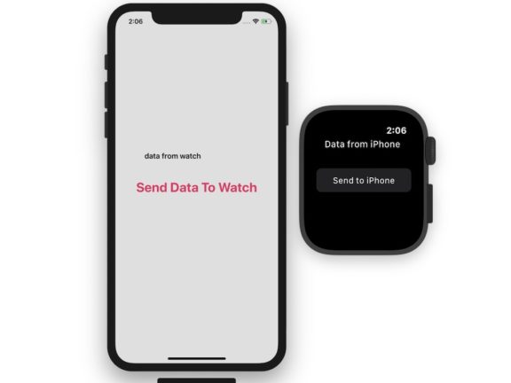 Send data from iPhone to Apple Watch and Apple watch to iPhone